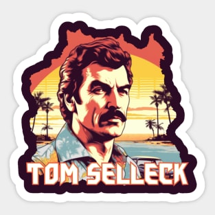 Tom Selleck Sticker